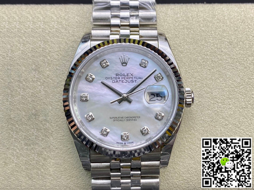 Rolex Datejust 178384-NG-63160 31MM EW Factory Fritillary Dial