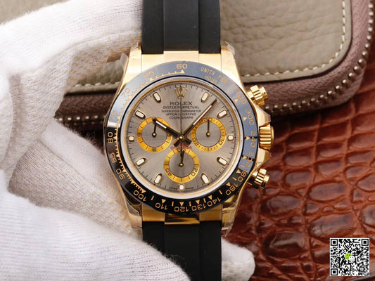 Rolex Daytona Cosmograph 116518LN JH Factory Silver Gray Dial