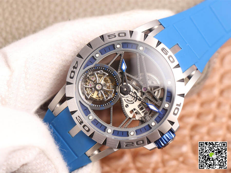 Roger Dubuis Excalibur Spidr RDDBEX0479 JB Factory Tourbillon Skeleton Dial