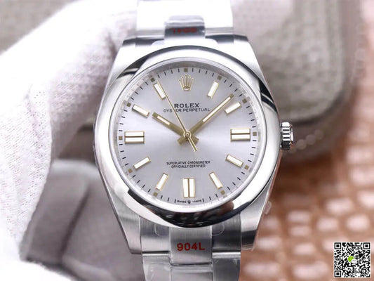 Rolex Oyster Perpetual M124300-0001 41MM EW Factory Silver Dial