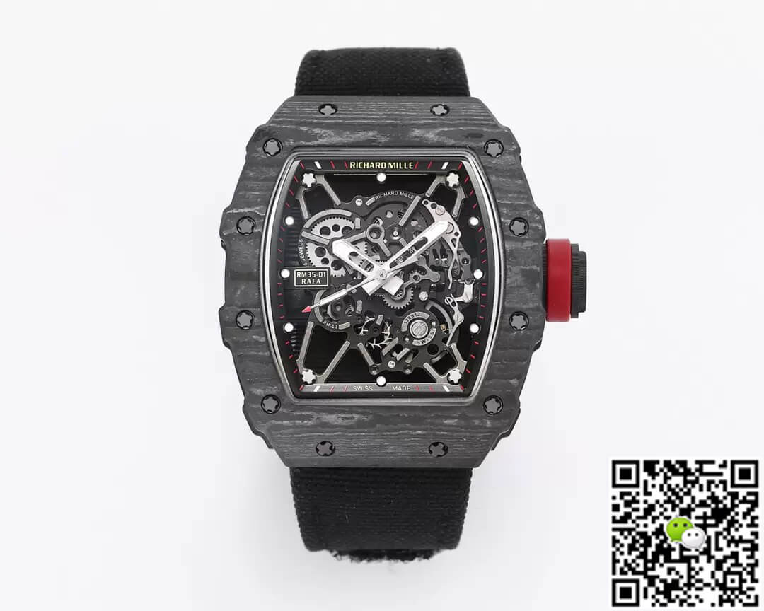 Richard Mille RM35-01 BBR Factory Black Carbon Fiber Case