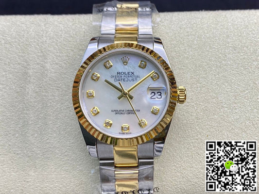 Rolex Datejust M278273-0027 31MM EW Factory Fritillary Dial