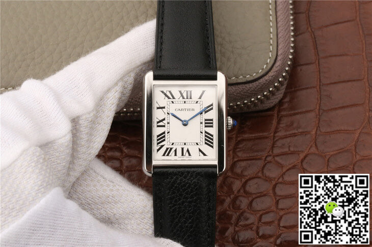 Cartier Tank WSTA0028 K11 Factory White Dial