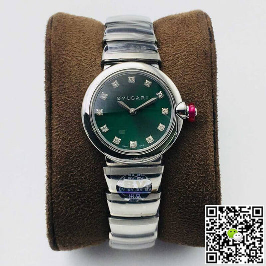 Bvlgari LVCEA BV Factory Stainless Steel Green Dial