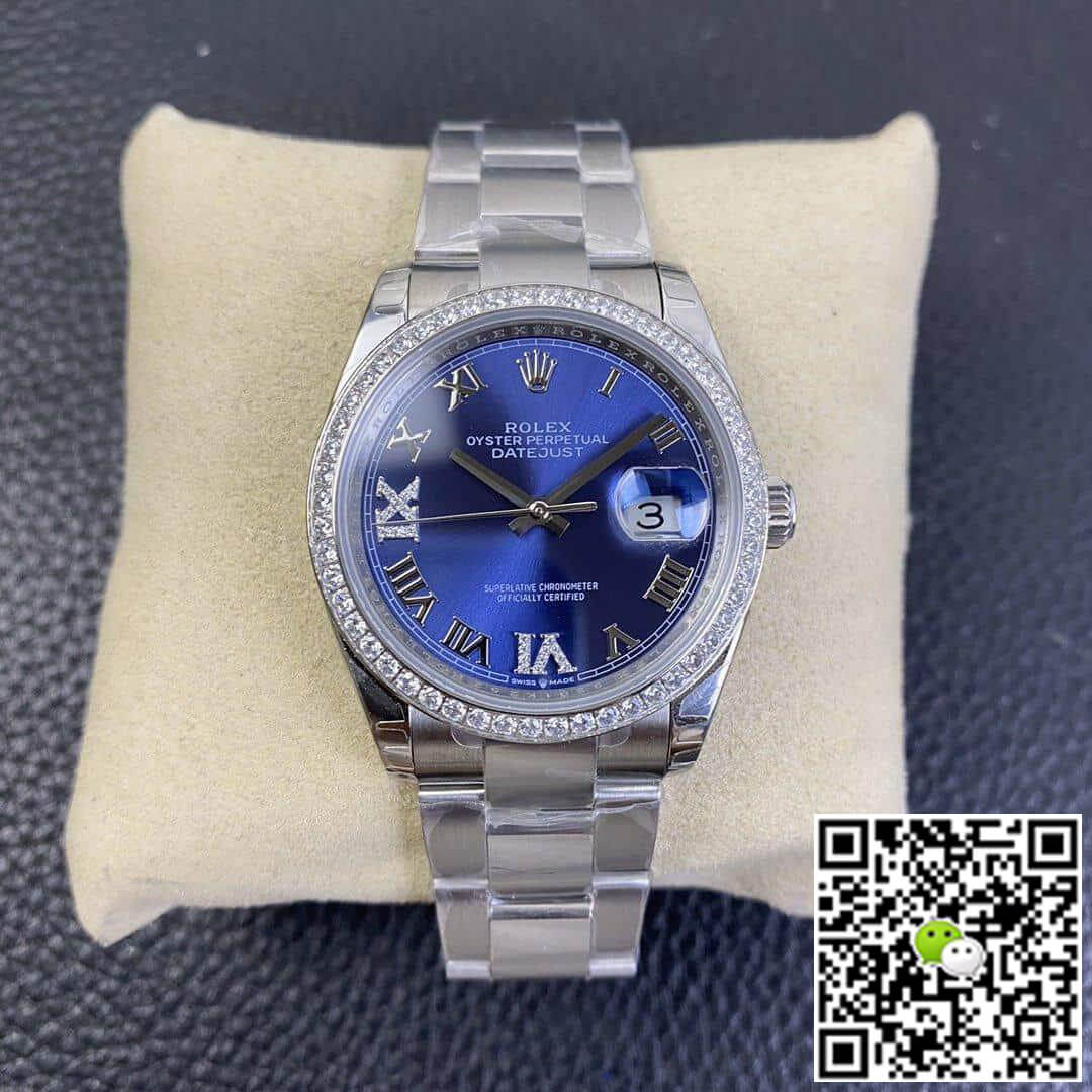 Rolex Datejust M126284RBR EW Factory Diamond Bezel