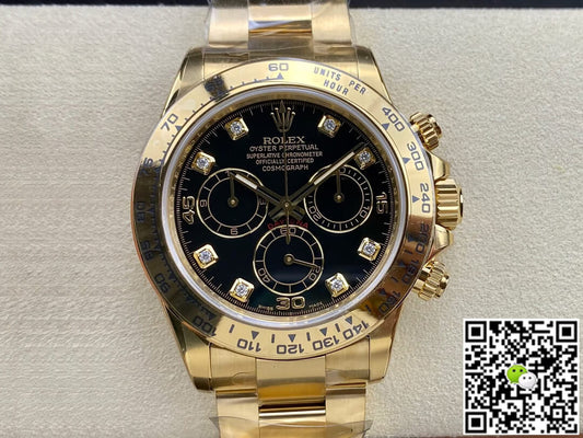Rolex Cosmograph Daytona M116508-0008 Clean Factory Diamond-set Dial