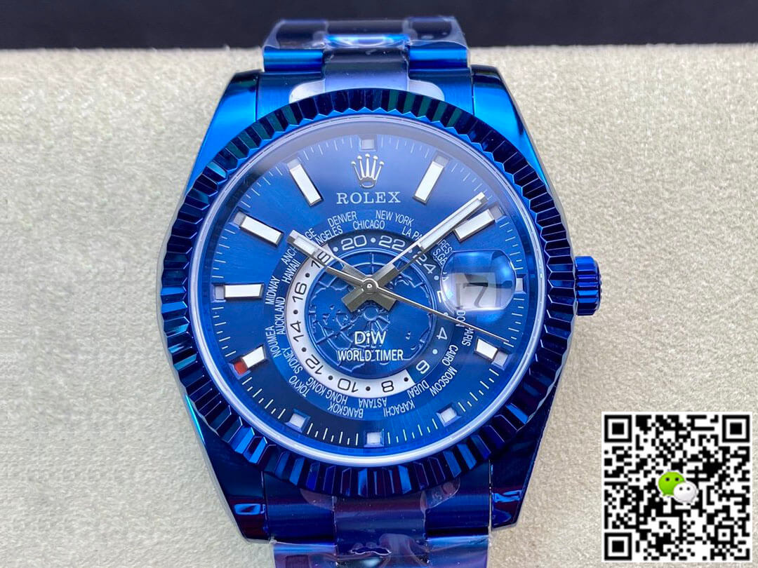 Rolex Sky Dweller 40MM WWF Factory DIW Blue Dial