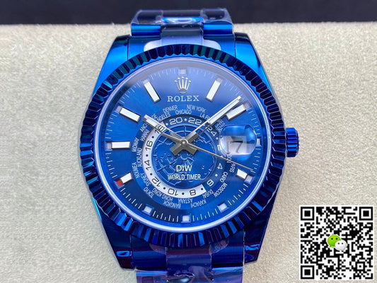 Rolex Sky Dweller 40MM WWF Factory DIW Blue Dial