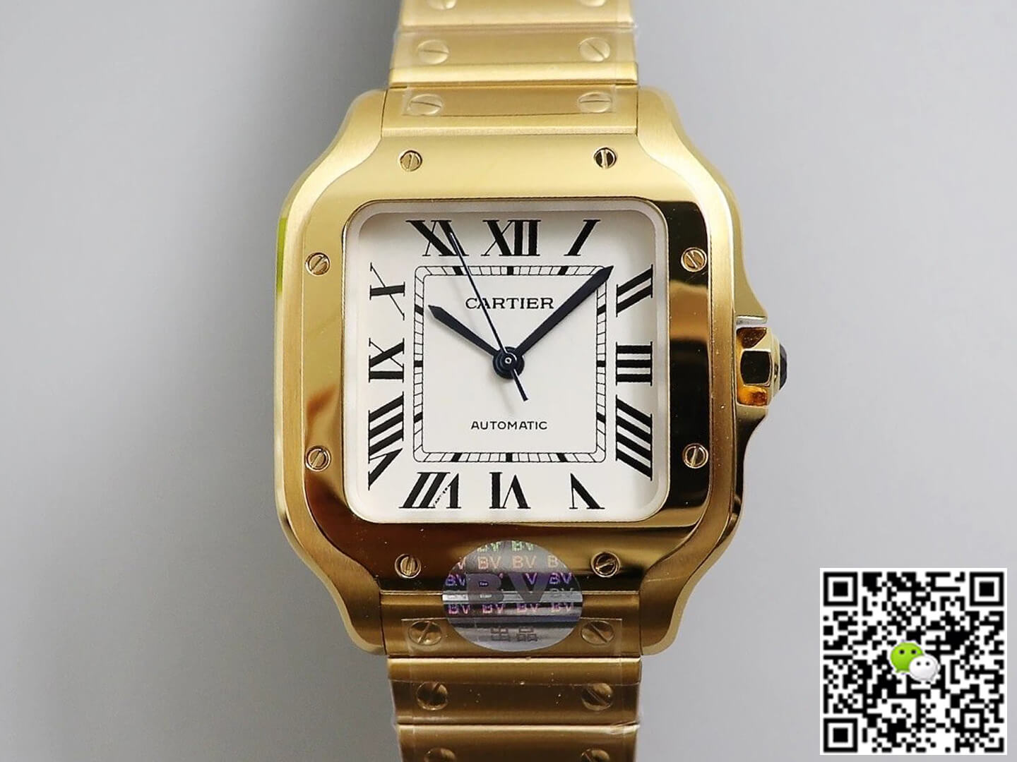 Cartier De Santos W20112Y1 BV Factory Yellow Gold