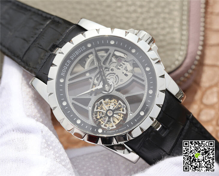 Roger Dubuis Excalibur RDDBEX0260 JB Factory Skeleton Tourbillon Dial