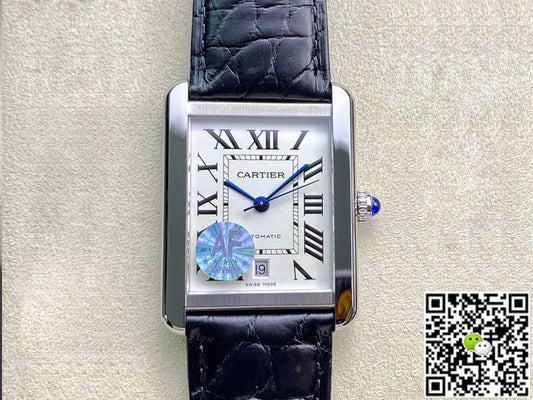 Cartier Tank W5200027 AF Factory Stainless Steel Case