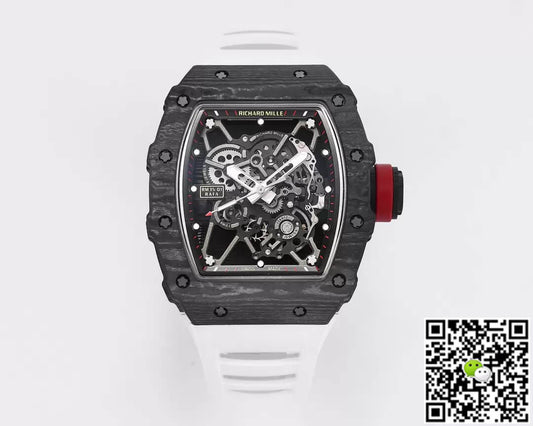 Richard Mille RM35-01 BBR Factory White Rubber Strap