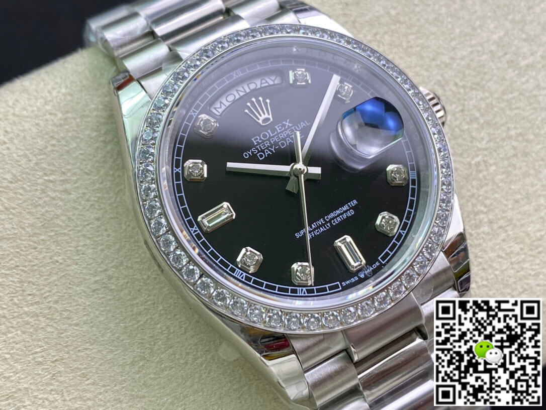 Rolex Day Date 118346 36MM EW Factory Diamond-set Bezel