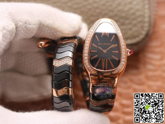 Bvlgari Serpenti BV Factory Rose Gold Diamonds