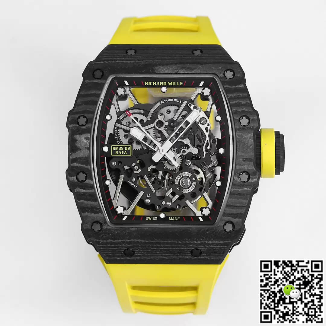 Richard Mille RM35-02 BBR Factory Yellow Strap
