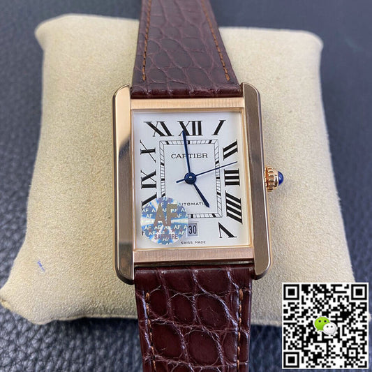 Cartier Tank W5200026 AF Factory White Dial