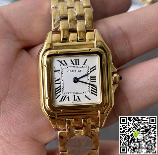 Panthere De Cartier WGPN0009 27MM BV Factory White Dial