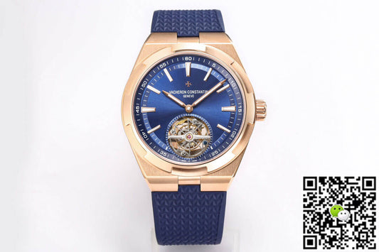 Vacheron Constantin Overseas Tourbillon 6000V/110R-B733 BBR Factory Blue Rubber Strap