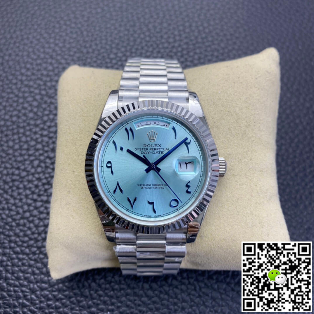Rolex Day Date BP Factory Middle East Customization Ice Blue Dial