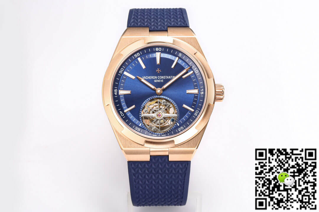Vacheron Constantin Overseas Tourbillon 6000V/110R-B733 BBR Factory Blue Rubber Strap