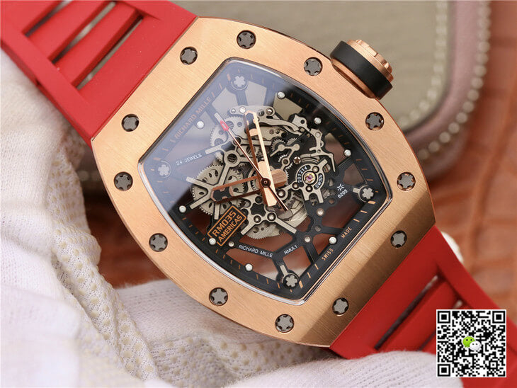 Richard Mille RM035 Americas KV Factory Rose Gold