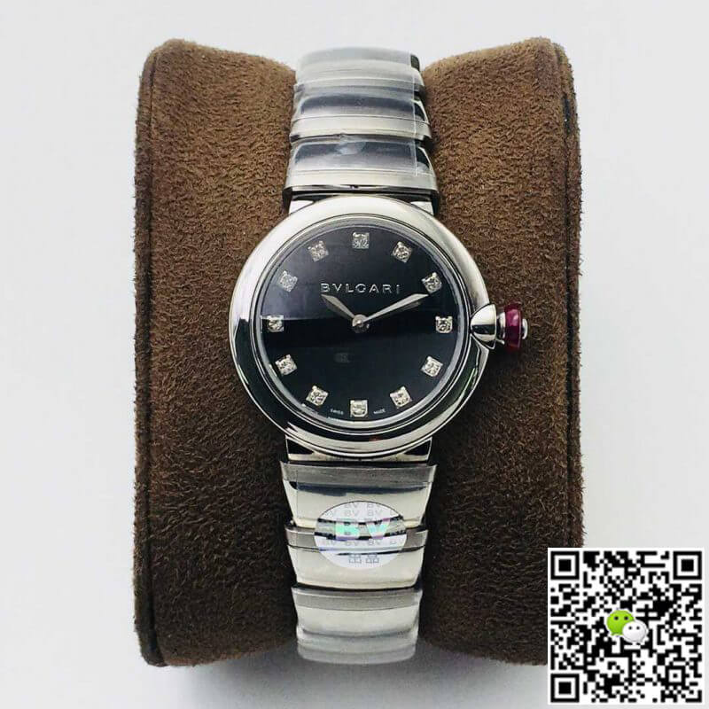 Bvlgari LVCEA BV Factory Stainless Steel Black Dial