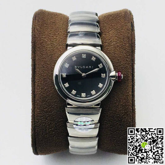 Bvlgari LVCEA BV Factory Stainless Steel Black Dial