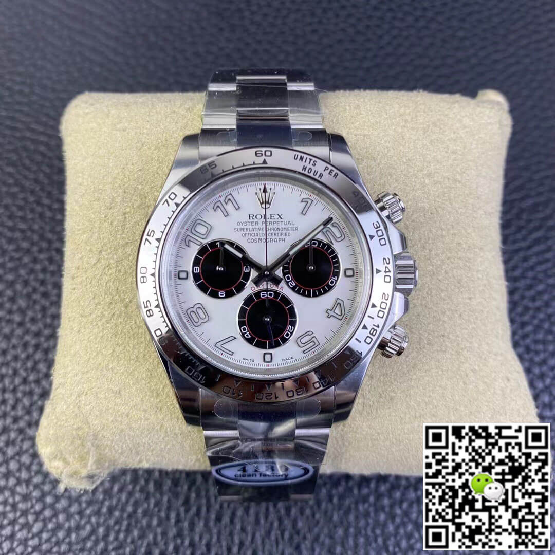 Rolex Cosmograph Daytona Clean Factory V3 Stainless Steel Strap