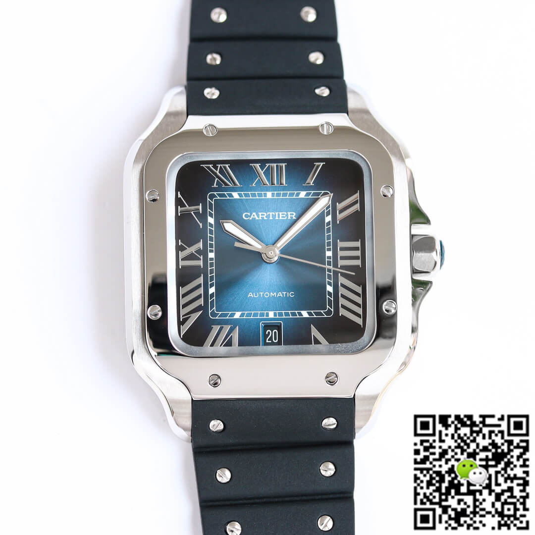 Cartier Santos WSSA0030 GF Factory V2 Rubber Strap