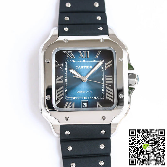 Cartier Santos WSSA0030 GF Factory V2 Rubber Strap