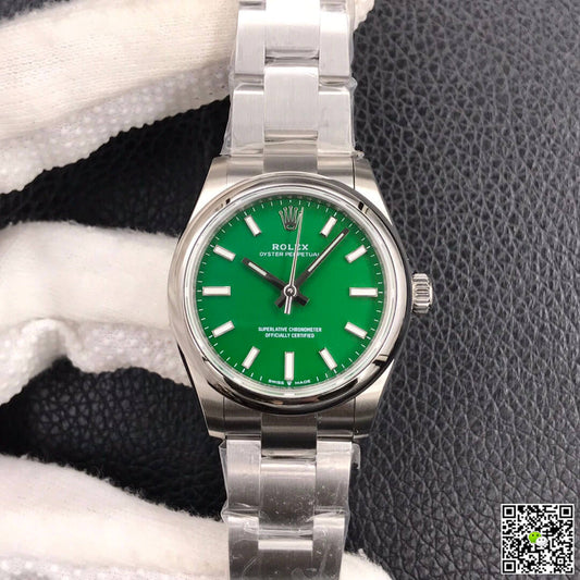 Rolex Oyster Perpetual M277200-0006 31MM EW Factory Green Dial