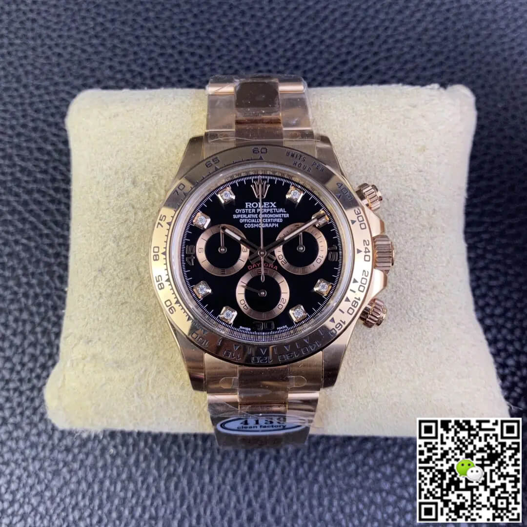 Rolex Cosmograph Daytona M116505-0015 Clean Factory Black Dial
