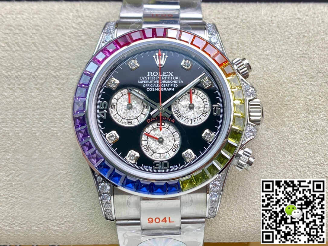 Rolex Daytona Cosmograph 116599 RBOW JH Factory Diamond-set Dial