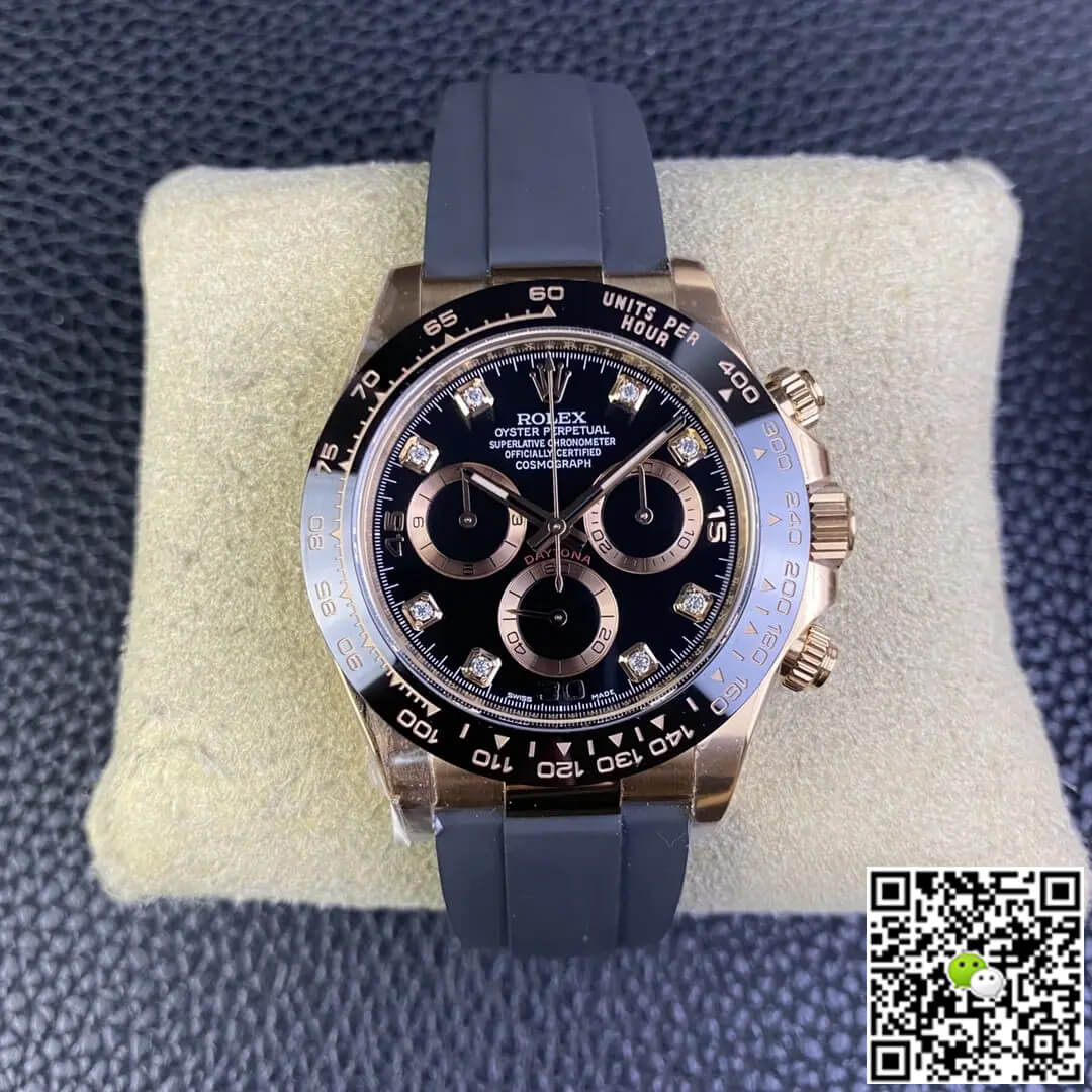 Rolex Cosmograph Daytona M116515ln-0057 Clean Factory Rubber Strap