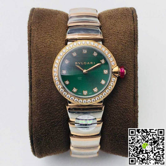 Bvlgari LVCEA BV Factory Rose Gold Green Dial