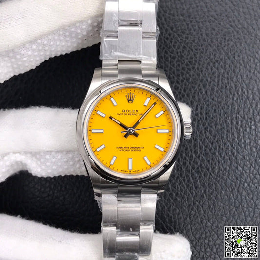 Rolex Oyster Perpetual M277200-0005 31MM EW Factory Yellow Dial