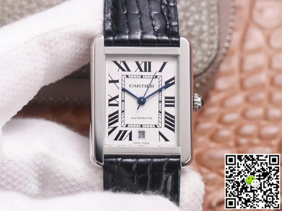 Cartier Tank WSTA0029 V9 Factory Stainless Steel