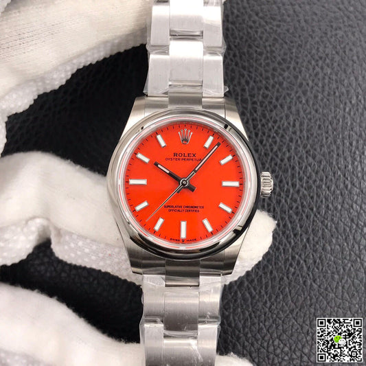 Rolex Oyster Perpetual M277200-0008 31MM EW Factory Coral Red Dial