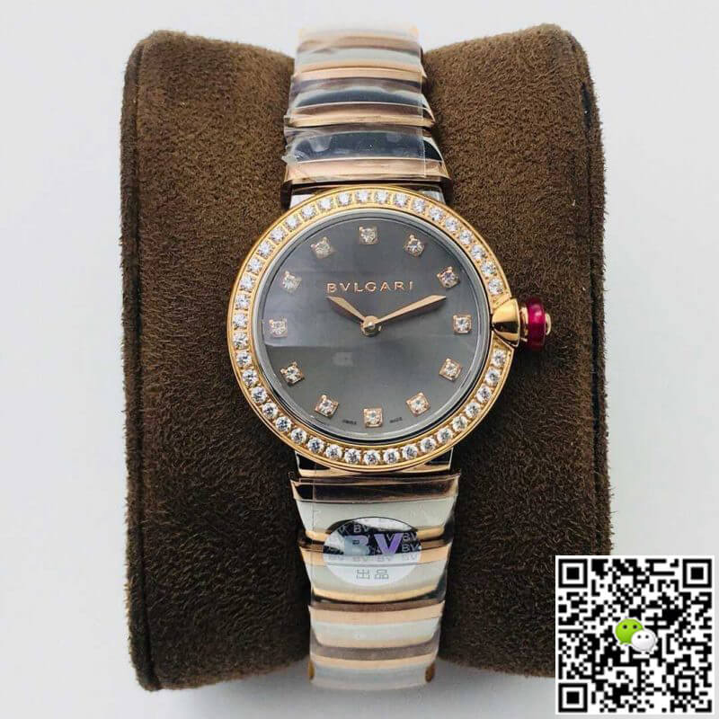 Bvlgari LVCEA BV Factory Rose Gold Gray Dial