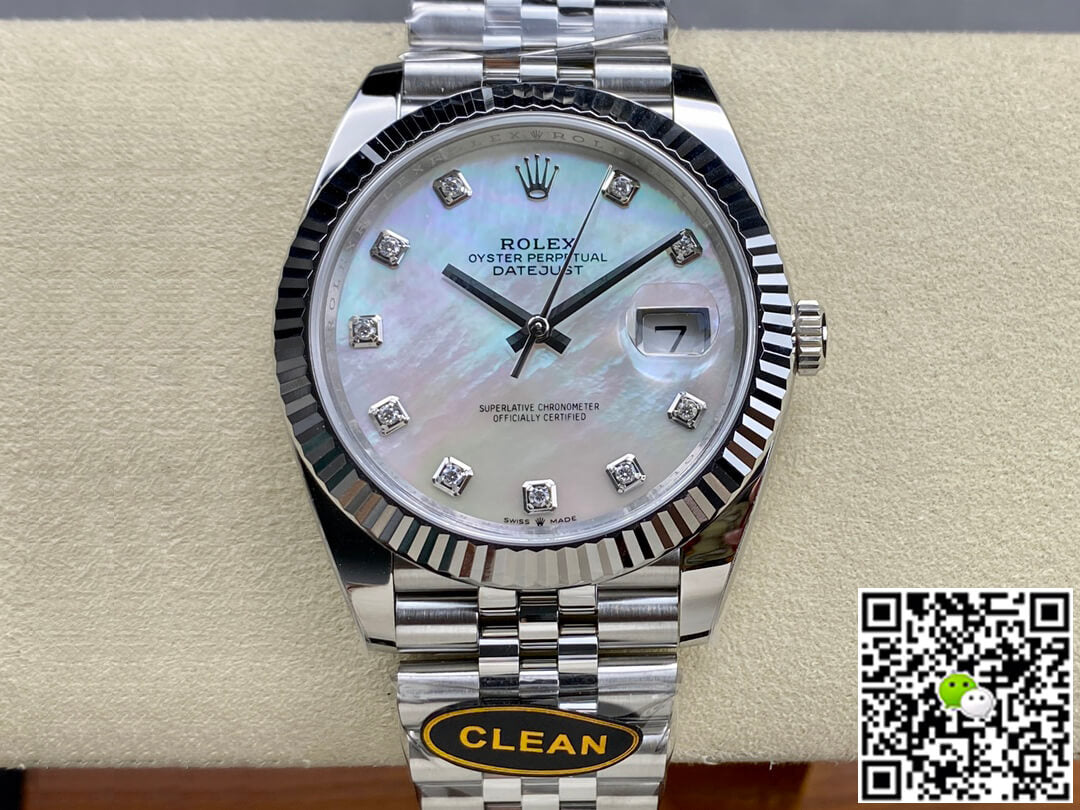 Rolex Datejust M126334-0020 Clean Factory Mother-of-pearl Dial