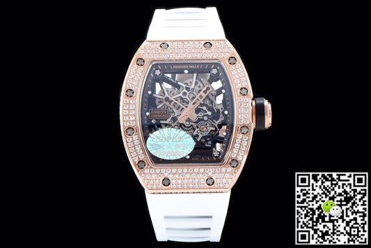 Richard Mille RM035 Americas KV Factory Rose Gold Diamond Case