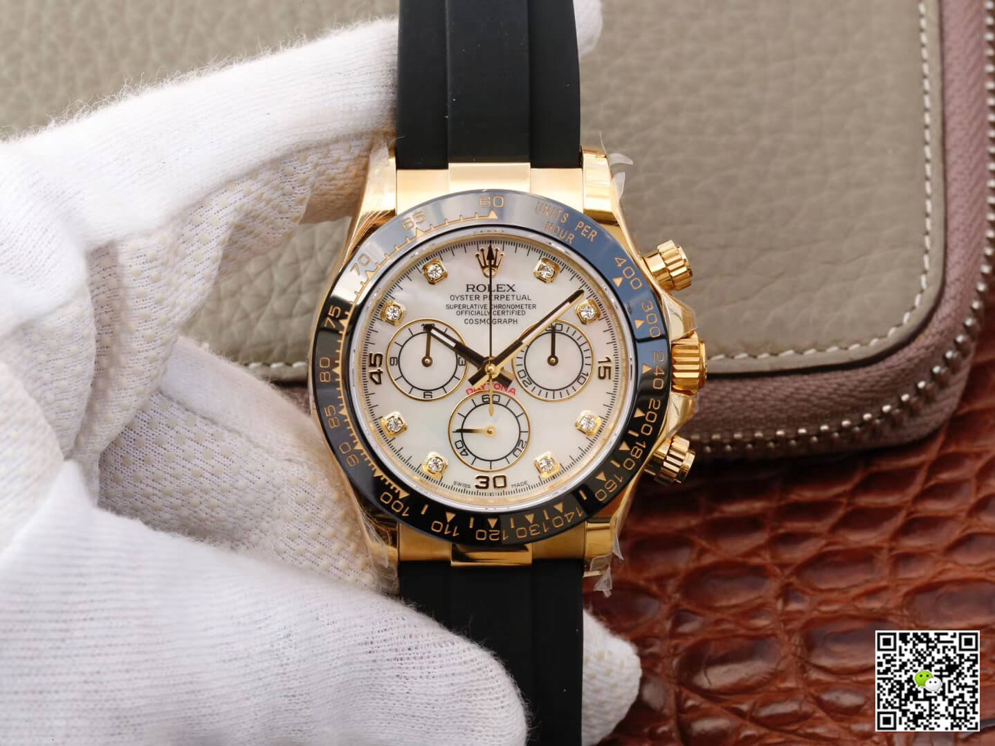 Rolex Daytona Cosmograph M116518ln-0037 JH Factory V6 Diamond Dial