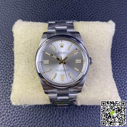 Rolex Oyster Perpetual M124300-0001 41MM Clean Factory Silver Dial
