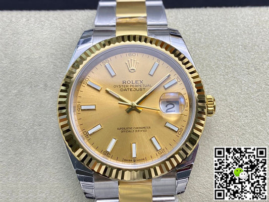 Rolex Datejust M126333-0009 EW Factory Yellow Gold