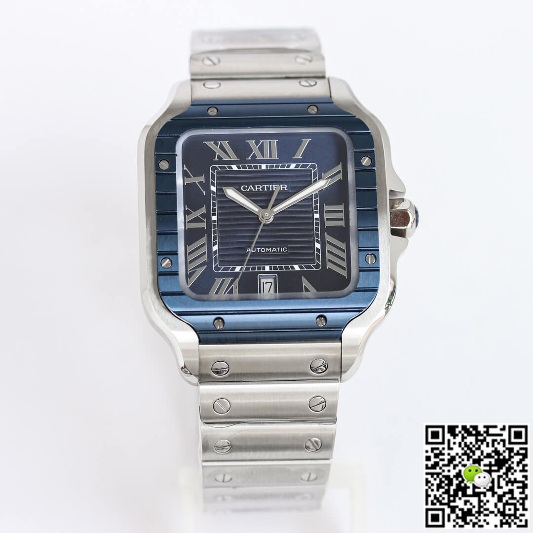 Santos De Cartier GF Factory Stainless Steel Blue Dial