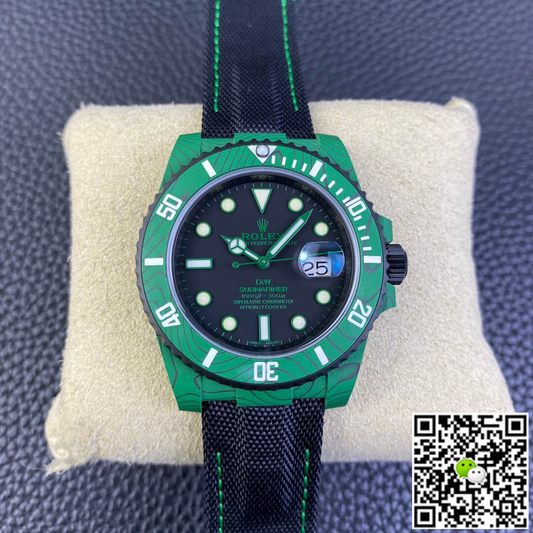 Rolex Submariner VS Factory Green Carbon Fiber Bezel