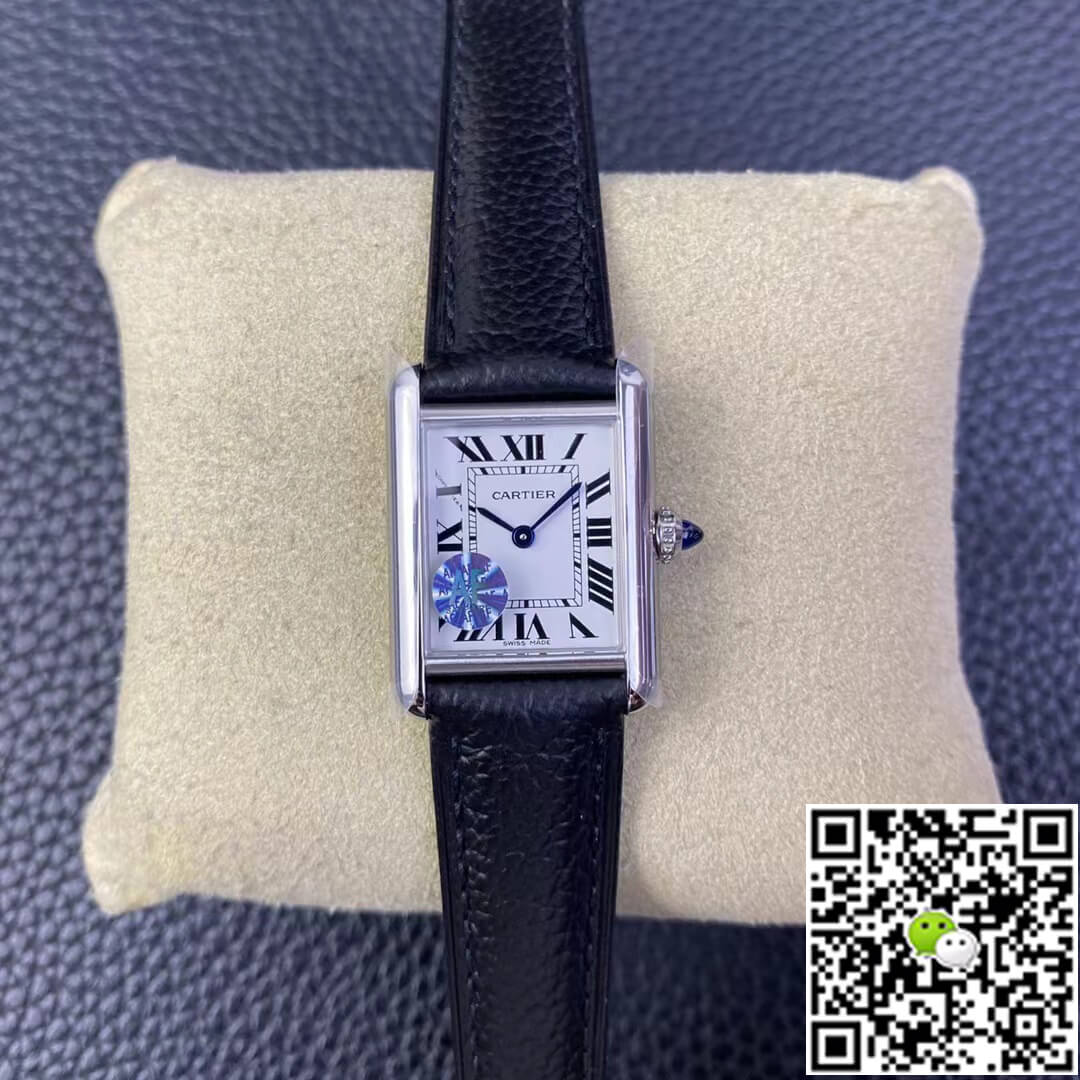 Cartier Tank WSTA0042 AF Factory Black Leather Strap