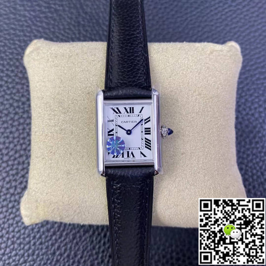 Cartier Tank WSTA0042 AF Factory Black Leather Strap