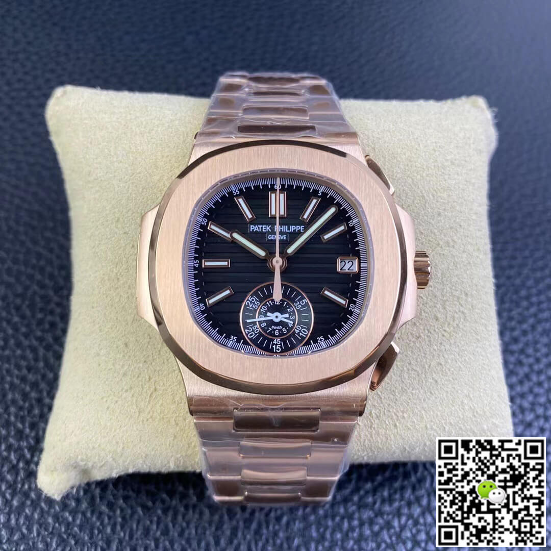 Patek Philippe Nautilus 5980/1R-001 3K Factory V2 Rose Gold