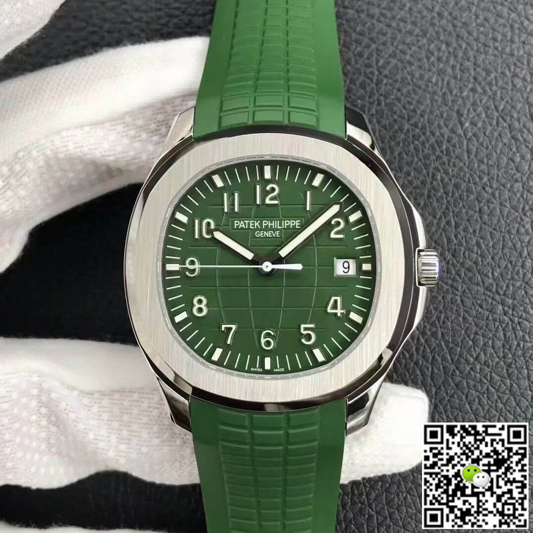 Patek Philippe Aquanaut 5168G 3K Factory Green Strap